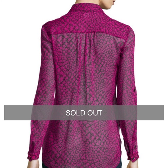 Rare DVF Silk Blouse - Picture 3 of 7